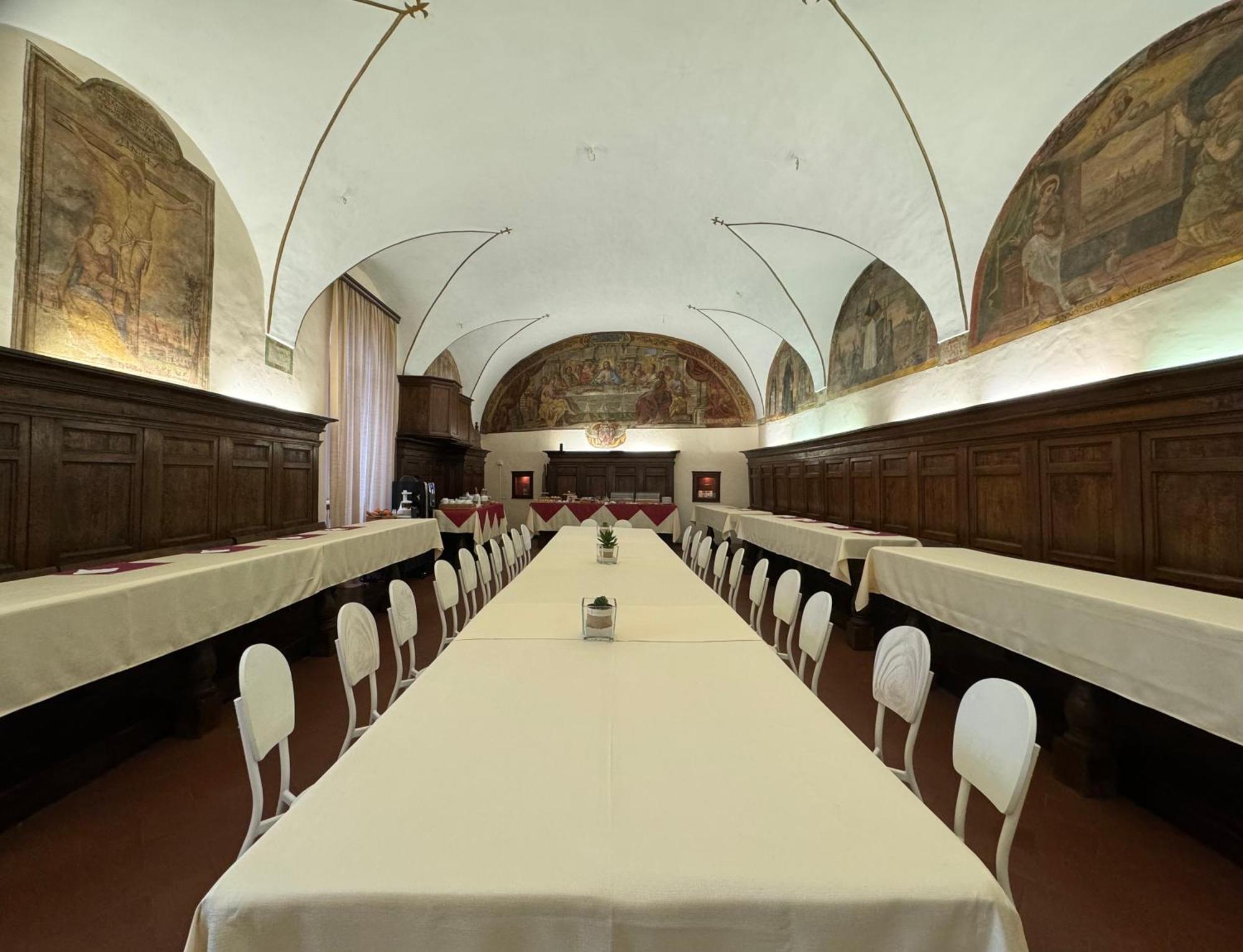 托迪 Monastero Ss. Annunziata酒店 外观 照片 The refectory